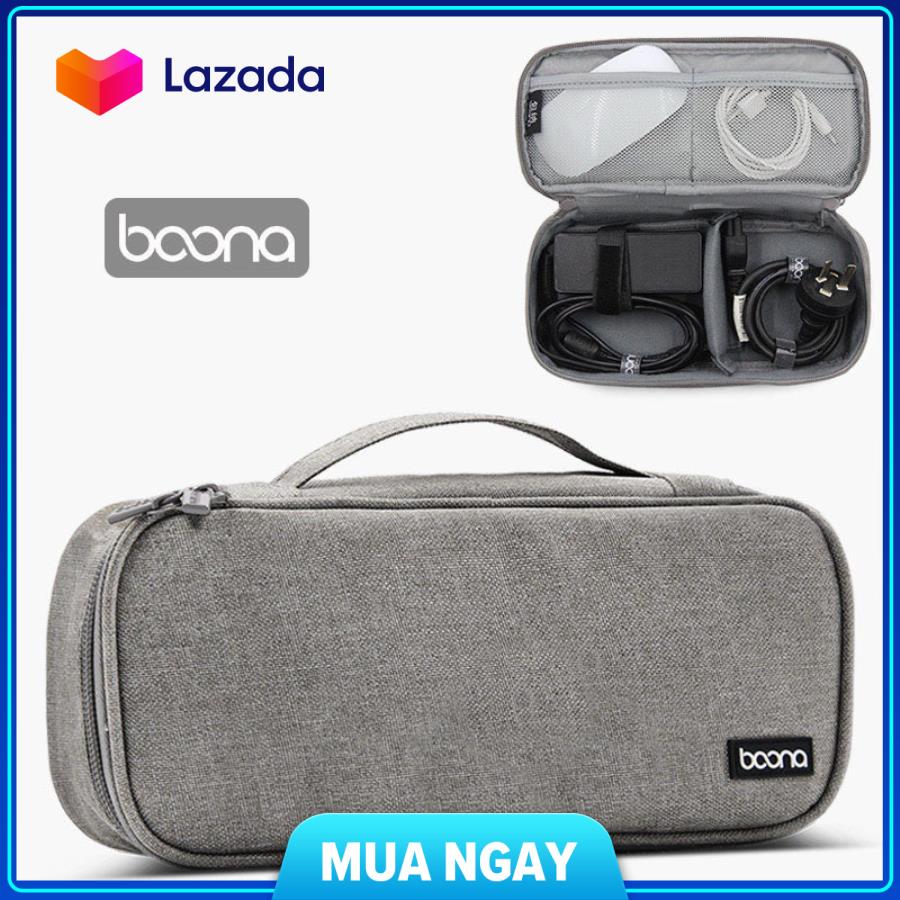 Túi đựng cáp sạc pin dự phòng chuột máy tính Macbook laptop iPad hãng Baona (Boona) B002 cam kết sản phẩm đúng mô tả chất lượng đảm bảo