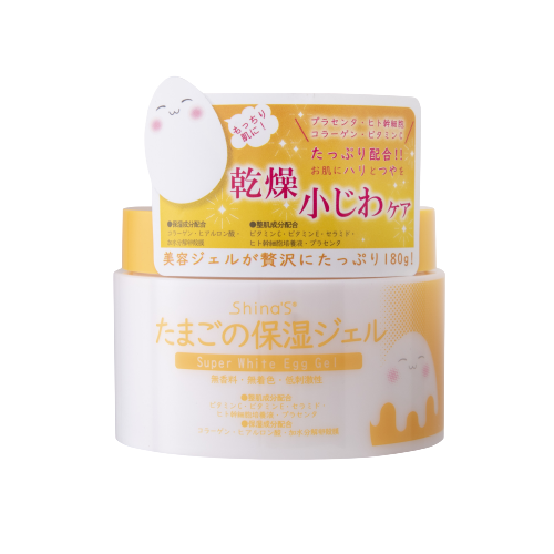 KEM DƯỠNG TRỨNG TRẮNG DA MỜ NÁM SUPER WHITE EGG GEL 180G NHẬT BẢN