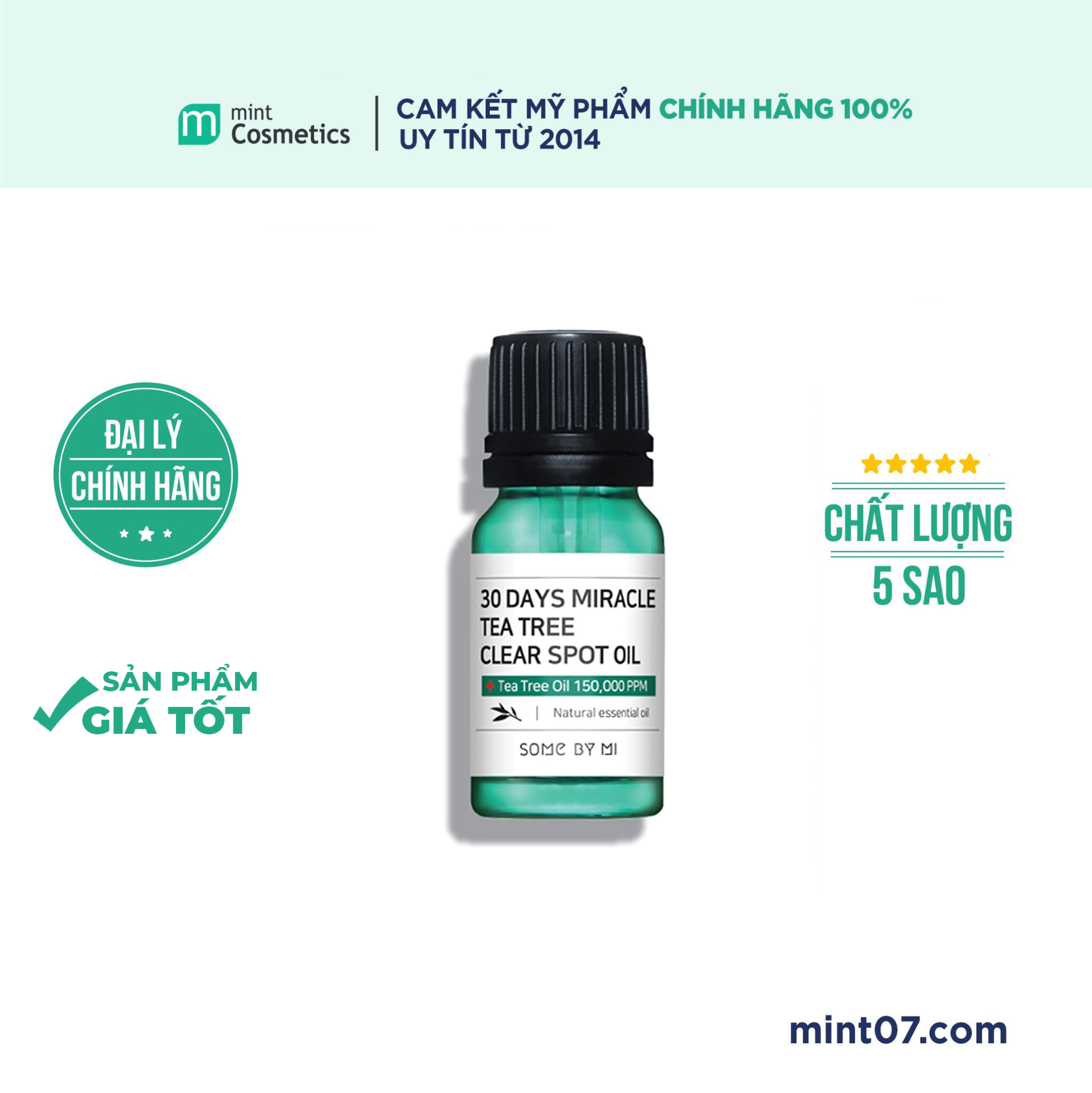 Chấm mụn some by mi tea tree 30 days miracle clear spot oil 10ml