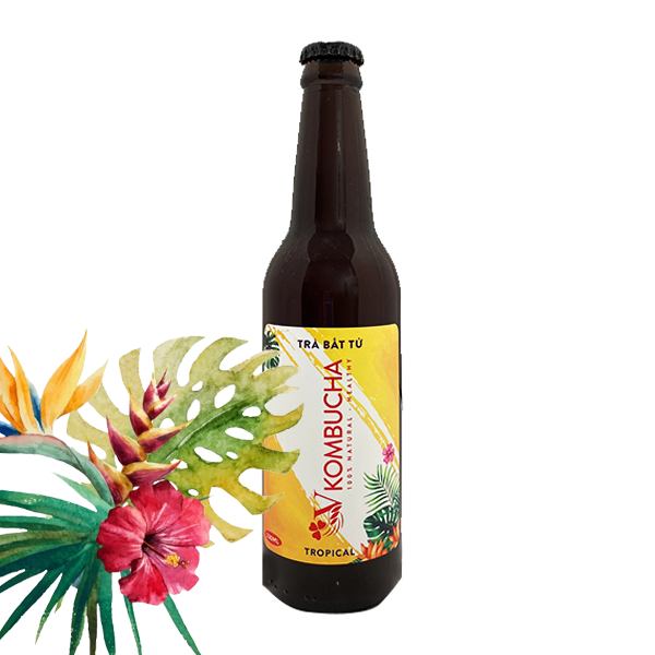 Trà Kombucha hương nhiệt đới 330ml