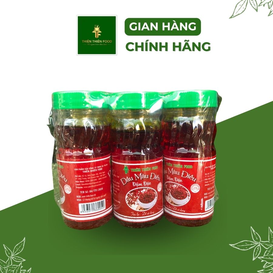 Combo 6 chai dầu màu điều