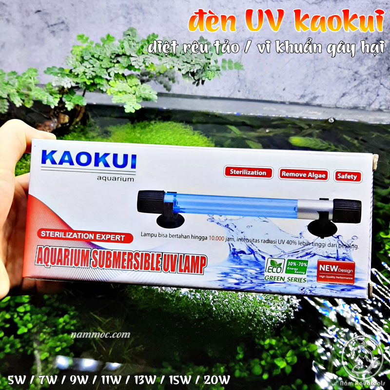 Đèn uv diệt khuẩn kaokui - diệt rêu tảo bể cá cảnh thuỷ sinh