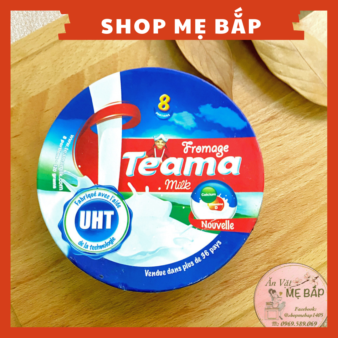 Hộp 8 Miếng Phô Mai Tenna 120g - Shop Mẹ Bắp [Date 02/2023]