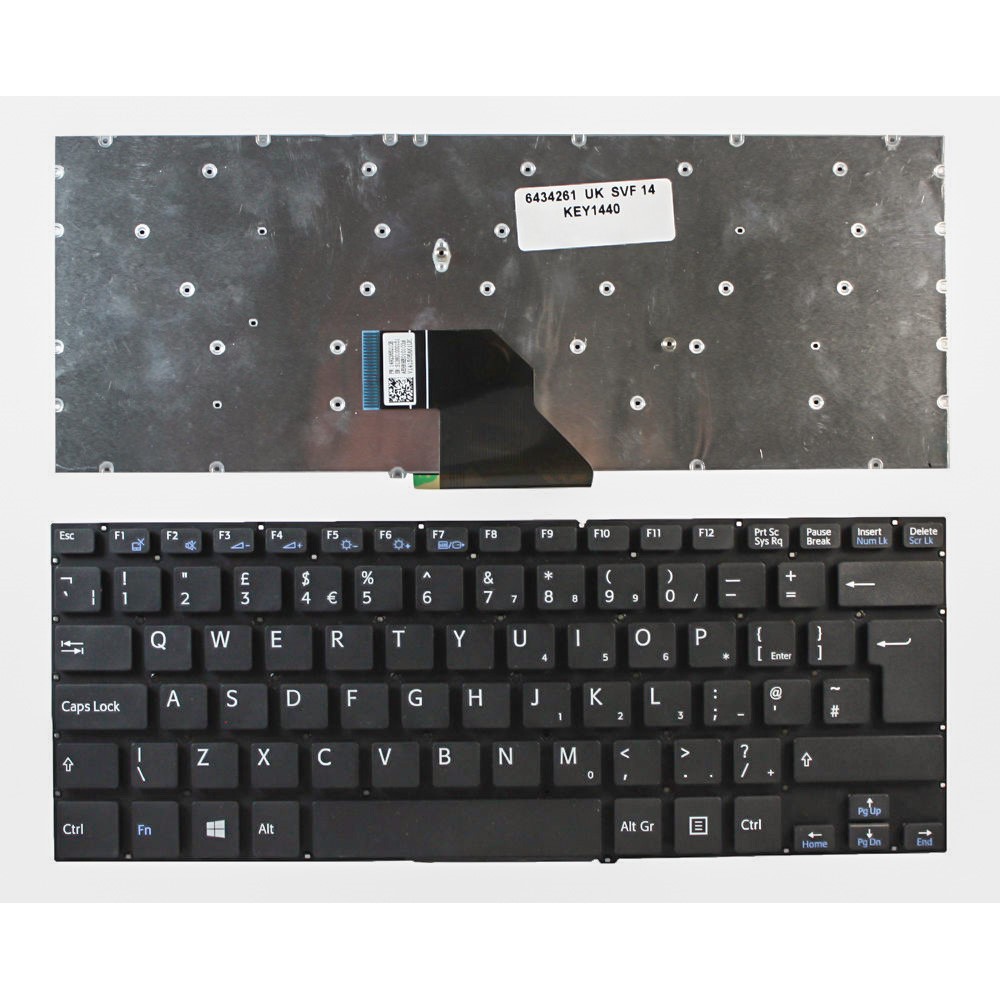 Bàn phím laptop sony vaio 14e, svf14e, svf14 series - màu đen
