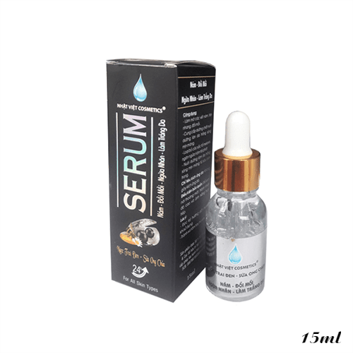 [HCM]Serum Nám Tàn Nhang Dưỡng Trắng Da Ngọc Trai Đen Sữa Ong Chúa (15ml)