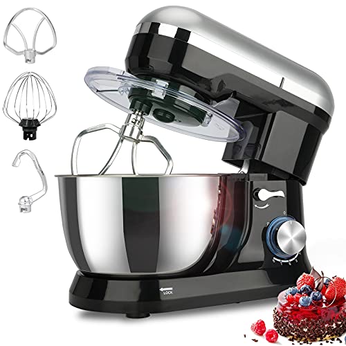 Máy nhào bột Elegant Life thương hiệu Anh Quốc SM-1510N 4.5L 1000W - Máy chạy êm siêu khỏe 100% động cơ đồng- Đánh trứng, trộn salad, chả giò, trà bông, - Bảo hành 1 năm