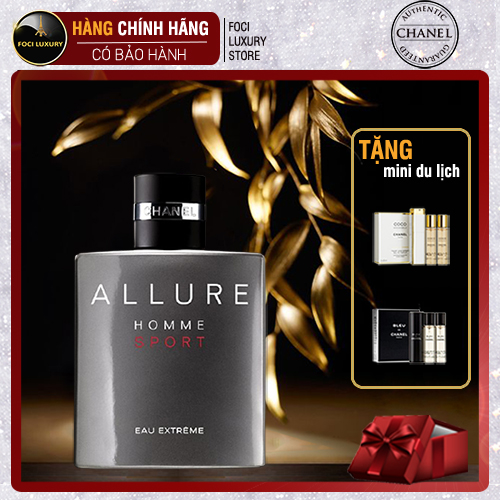 nước hoa Nam, Dầu thơm nam Alure Homme Sport Eau Extreme  EDP 100ml