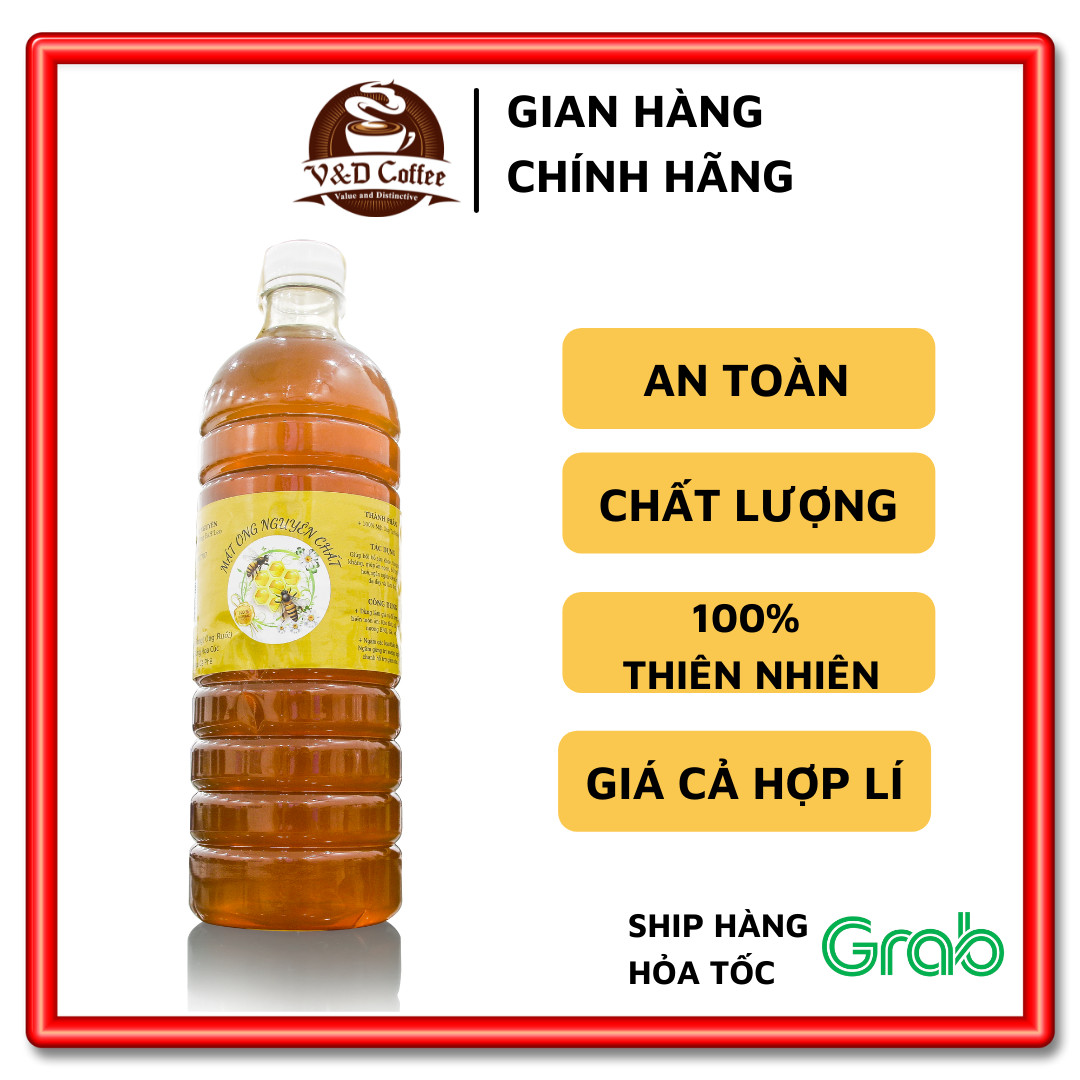 Best choice mật ong nguyên chất tây nguyên. mật ong ea súp đắk lắk . hoa cà phê, hoa cỏ kim sale 1 lít tặng hủ 280gr