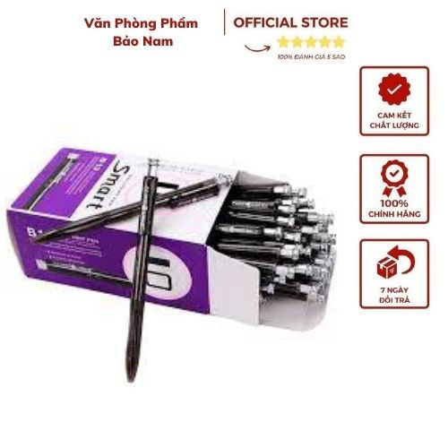 Bút Bi Baoke B13 1.0mm có màu xanh - màu đen - Bút bi Baoke B13 mực mau khô, không làm ướt, rách bề mặt giấy khi viết