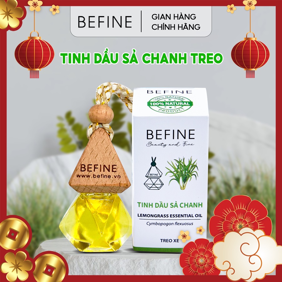 Tinh dầu sả chanh treo tủ quần áo Befine