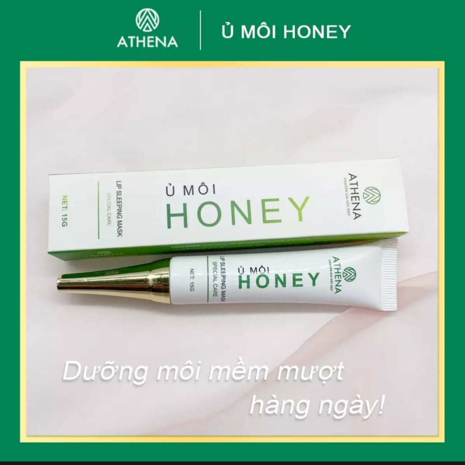 Ủ Môi Honey Athena chống khô môi, nẻ môi