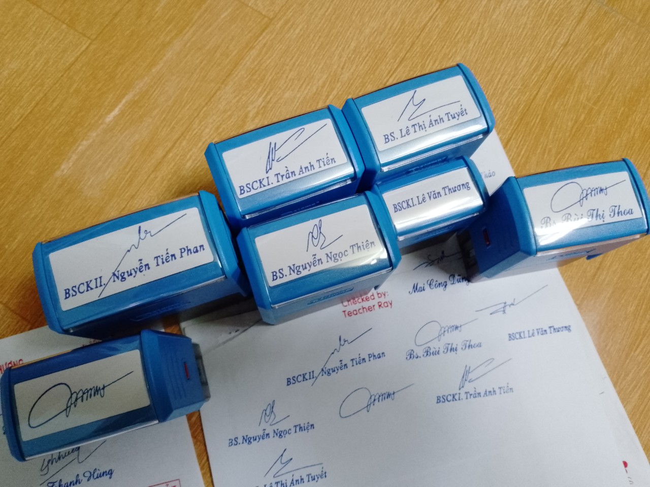 Mộc dấu khắc chữ ký