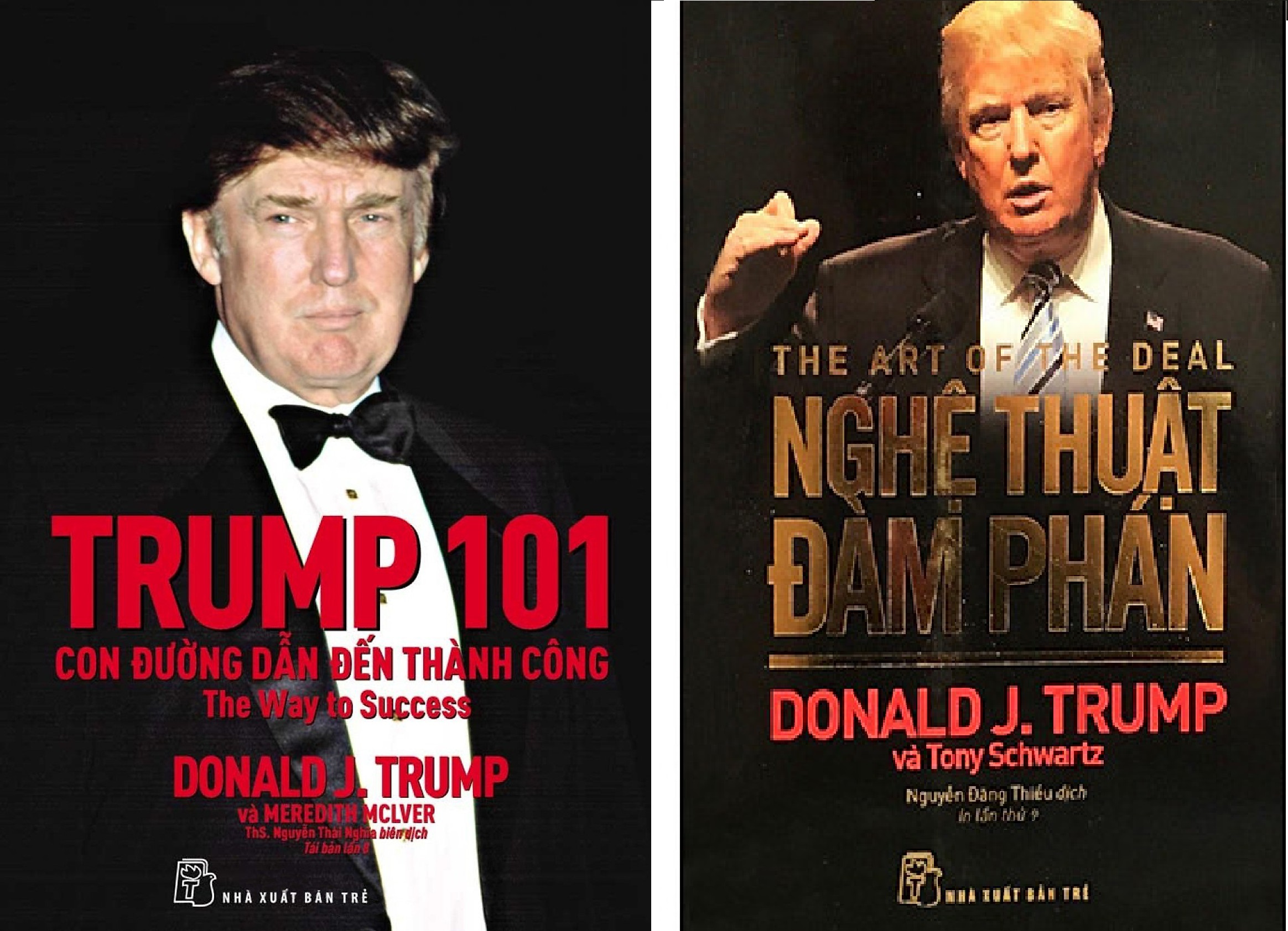 Nguyetlinhbook - combo 2 cuốn : trump 101: con đường dẫn đến thành công + d. trump - nghệ thuật đàm phán.