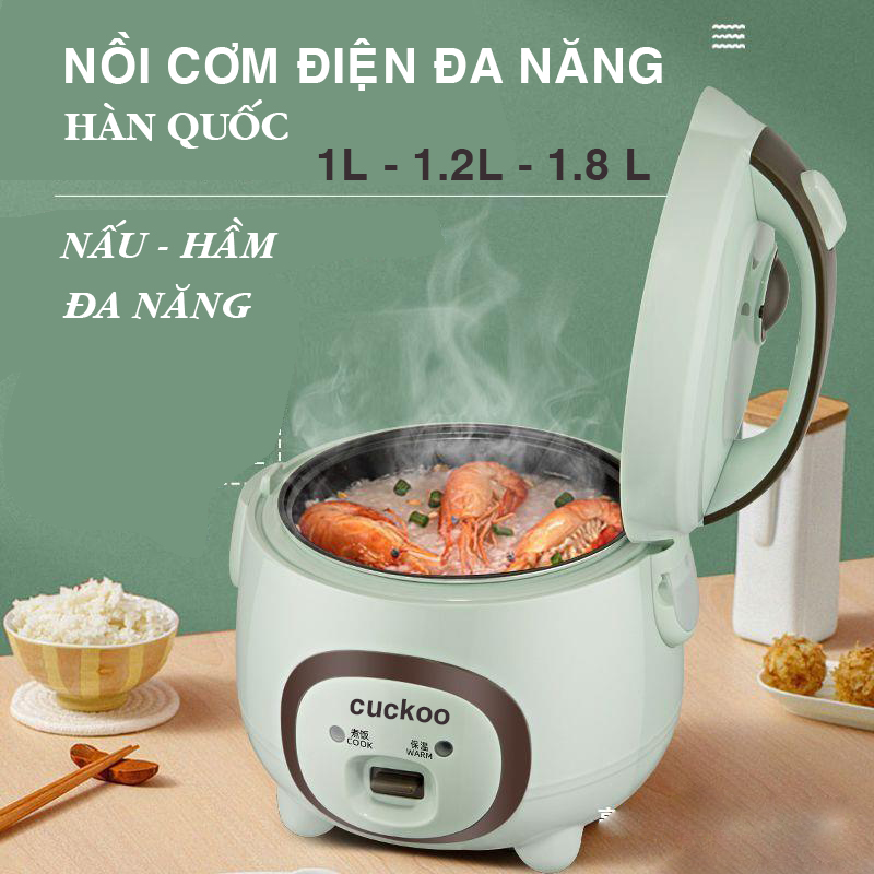 Nồi cơm điện 1l-1.2l-1.8l chính hãng hàn quốc, thiết kế con lợn, nấu cơm ngon - bảo hành 12 tháng
