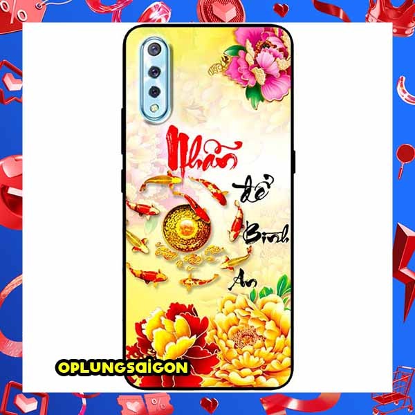 Ốp lưng dành cho vivo s1 - iqoo neo 855 mẫu thư pháp nhẫn bình an