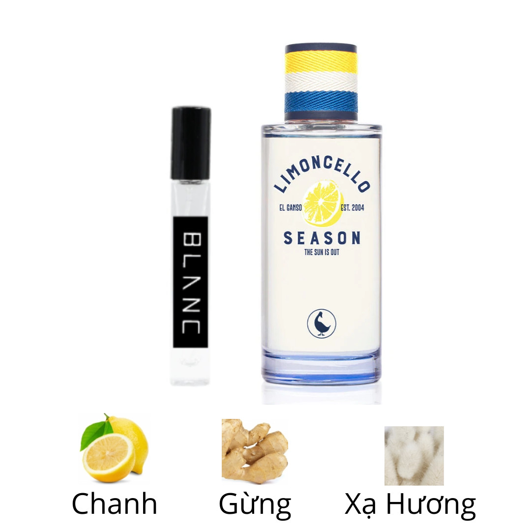 Nước Hoa El Ganso Limoncello Season The Sun Is Out EDT Unisex Perfume Cosmetic Xịt Thơm