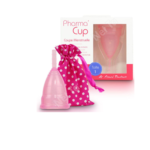Cốc nguyệt san Pharma Cup cho người sinh mổ size 1 màu Trắng|Hồng