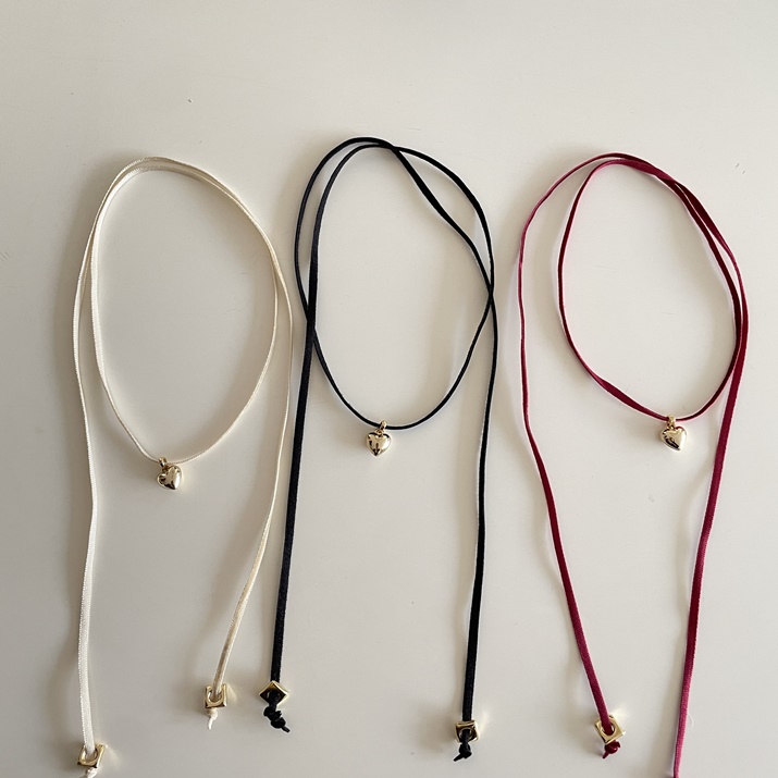 Dây chuyền Tiny heart line phong cách Hàn Quốc