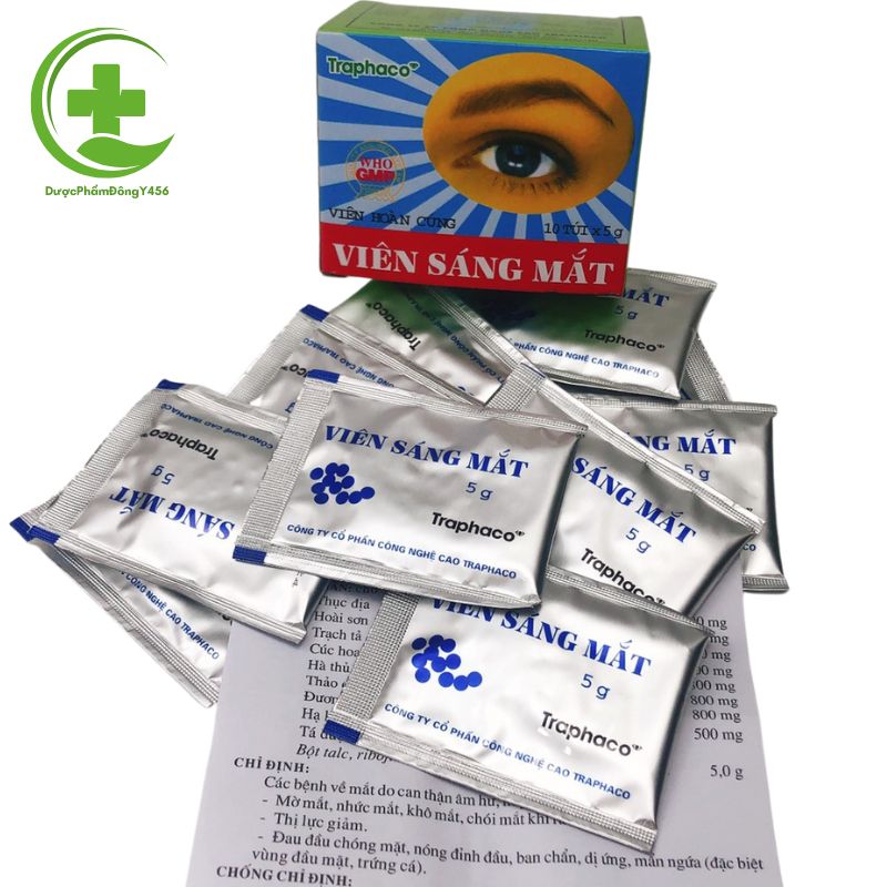 Viên sáng mắt- mờ mắt, nhức mắt, khô mắt, chói mắt khi ra nắng