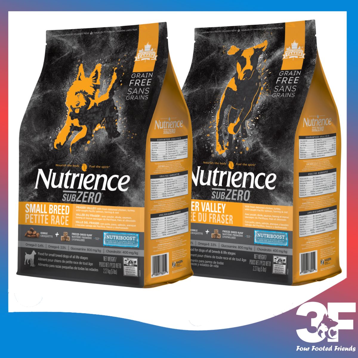 Hạt Nutrience Subzero Dành Cho Chó Mọi Lứa Tuổi Vị Gà tây, cá hồi, cá trích, cá tuyết và rau củ quả tự nhiên