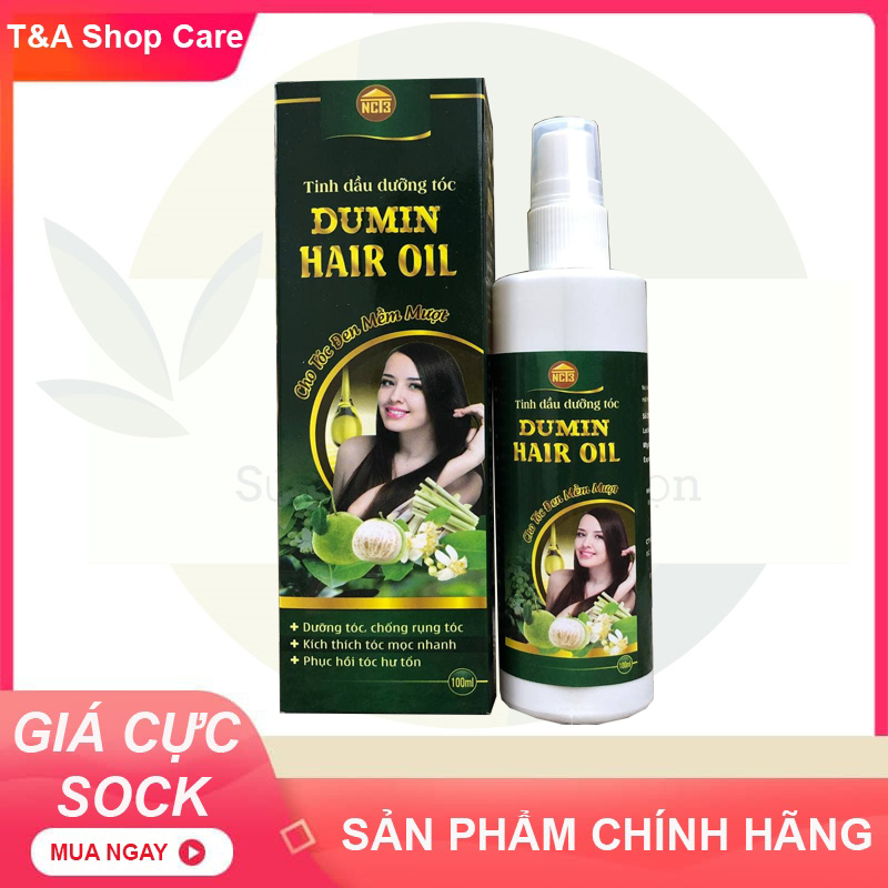 Tinh dầu dưỡng tóc Dumi Hair Oil kích thích mọc tóc dưỡng ẩm tóc chai 100ml