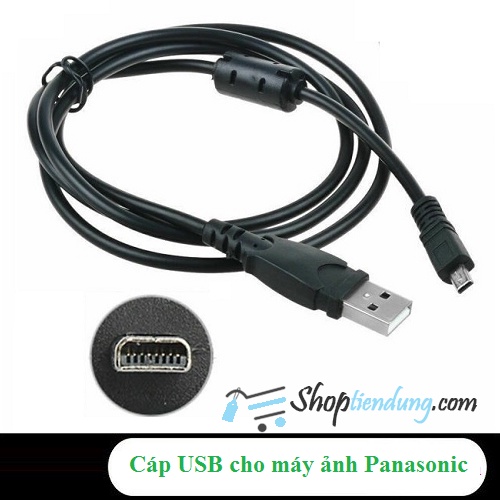 Cáp USB kết nối và truyền dữ liệu cho máy ảnh Panasonic Lumix DMC-S1, DMC-S2, DMC-S3, DMC-F3