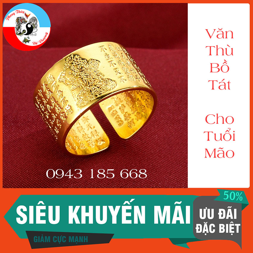 Nhẫn Phật Bản Mệnh - Khắc Kinh Chú Bát Nhã Tâm Kinh - Giúp Cuộc Sống Bình An - May Mắn - Mang Lại Tài Lộc - Nhẫn Trang Sức - Nhẫn Nam - Nhẫn Phong Thủy - Phật Bản Mệnh – Eco Fengshui