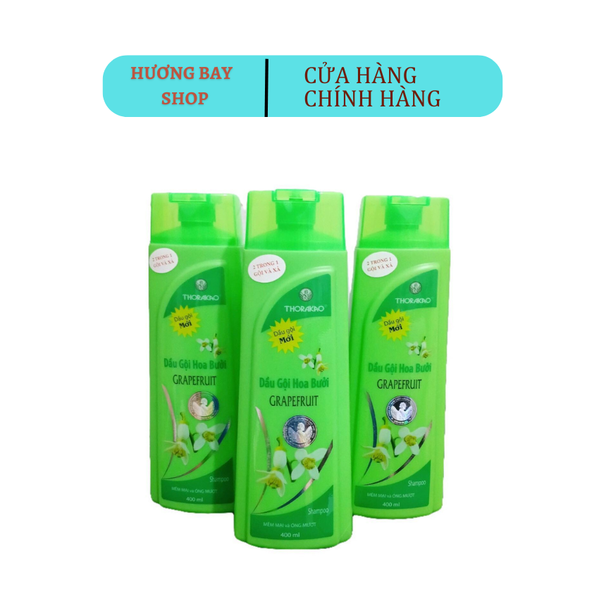 Dầu gội Thorakao ngăn rụng tóc giảm ngứa hết gàu 2 trong 1 giúp tóc mềm mại 400ml