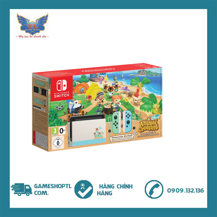 [HCM][Trả góp 0%]MÁY CHƠI GAME NINTENDO SWITCH ANIMAL CROSSING NEW HORIZONS EDITION
