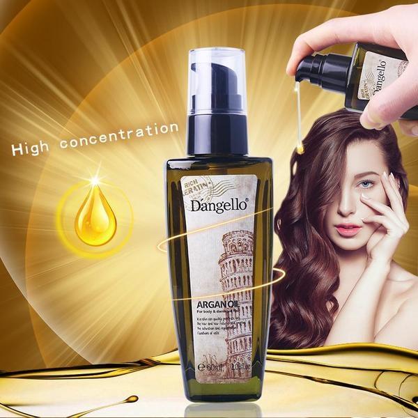 Tinh dầu argan oil dangello dưỡng bóng mượt tóc 60ml