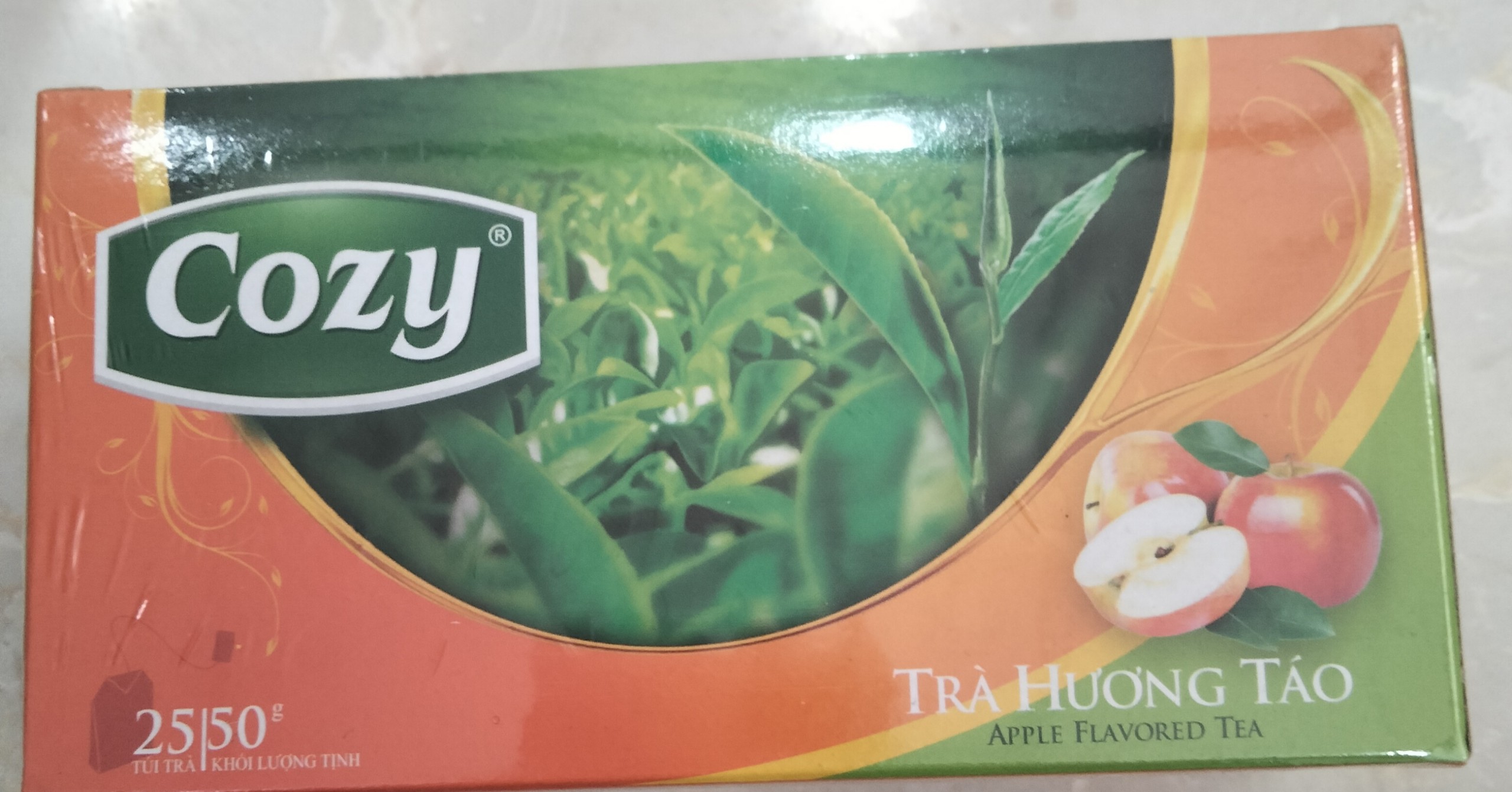 Trà cozy hương táo túi lọc 50g