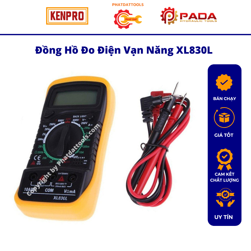 Đồng hồ đo điện vạn năng xl830l