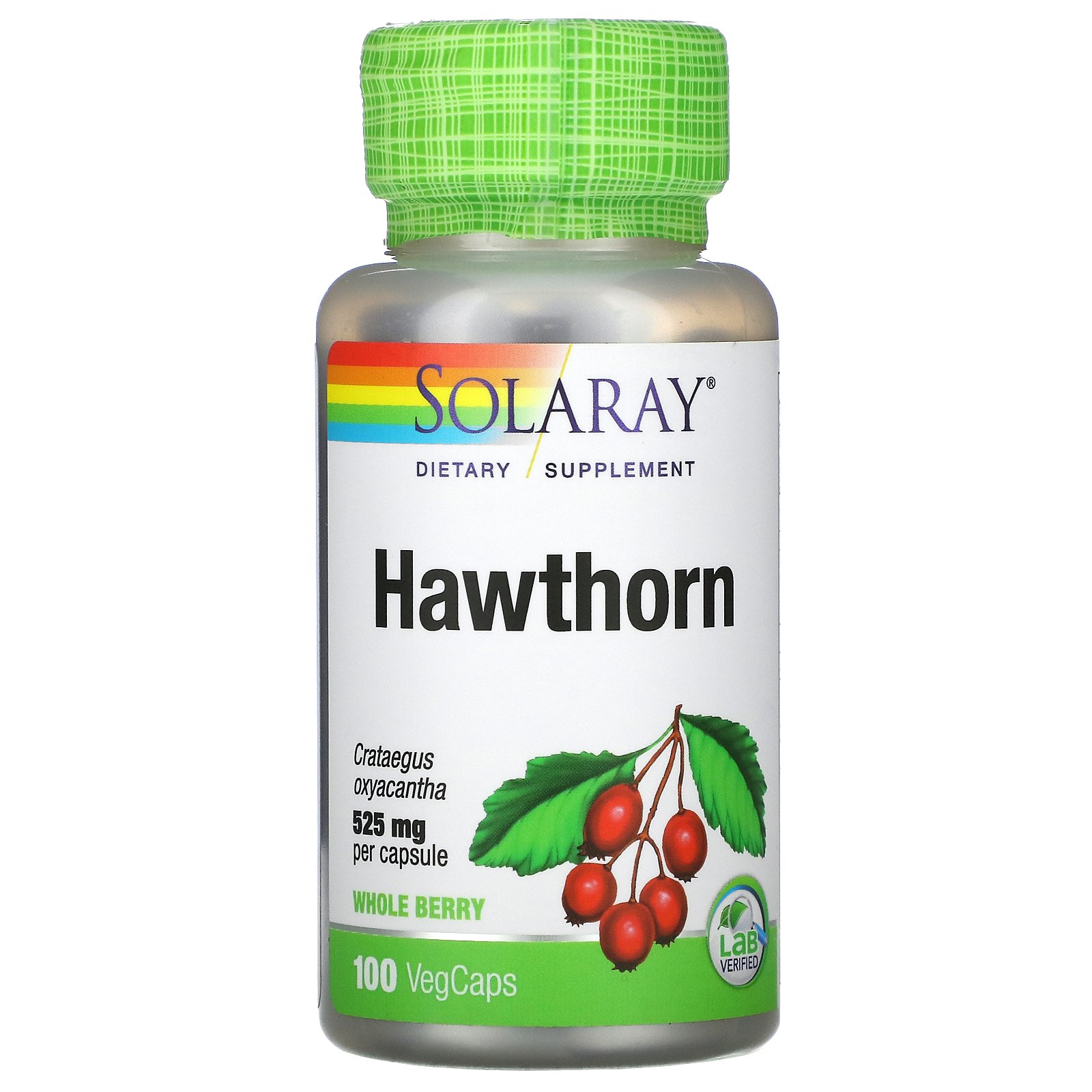 [Sale] Hawthorn, 525 mg, 100 VegCaps