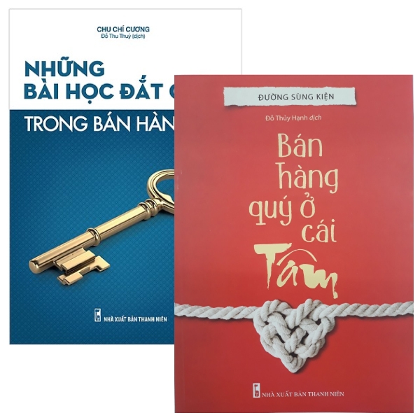 Fahasa - Combo Sách Hay Bán Hàng Qúy Ở Cái Tâm + Những Bài Học Đắt Giá Trong Bán Hàng (Bộ 2 Cuốn)