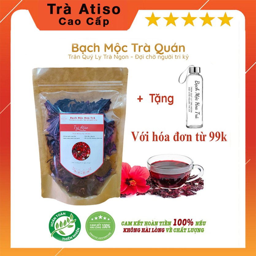 Trà atiso đỏ sấy khô nguyên bông đà lạt 100g