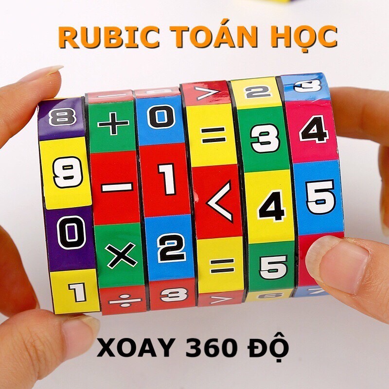 Đồ chơi trẻ em rubic toán học, phát triển khả năng tính toán, kích thích tư duy trí não phát triển cho bé từ 4 đến 8 tuổi 1