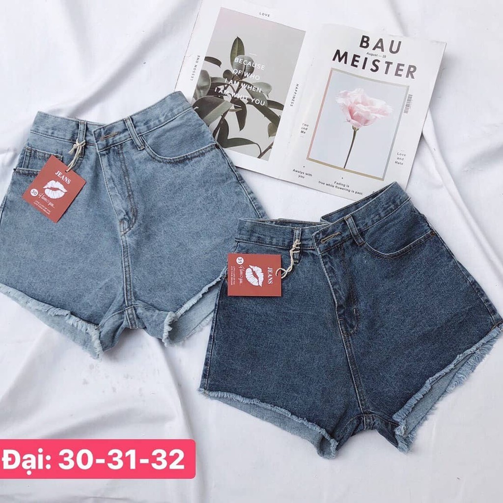 Quần Short Jeans bigsize Nữ Trơn Size Lớn Nhỏ Đến 35 MS 1000 uyenthufashion