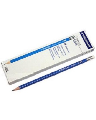 Hộp 12 cây - bút chì gỗ staedtler + tặng 1 chuốt bút chì