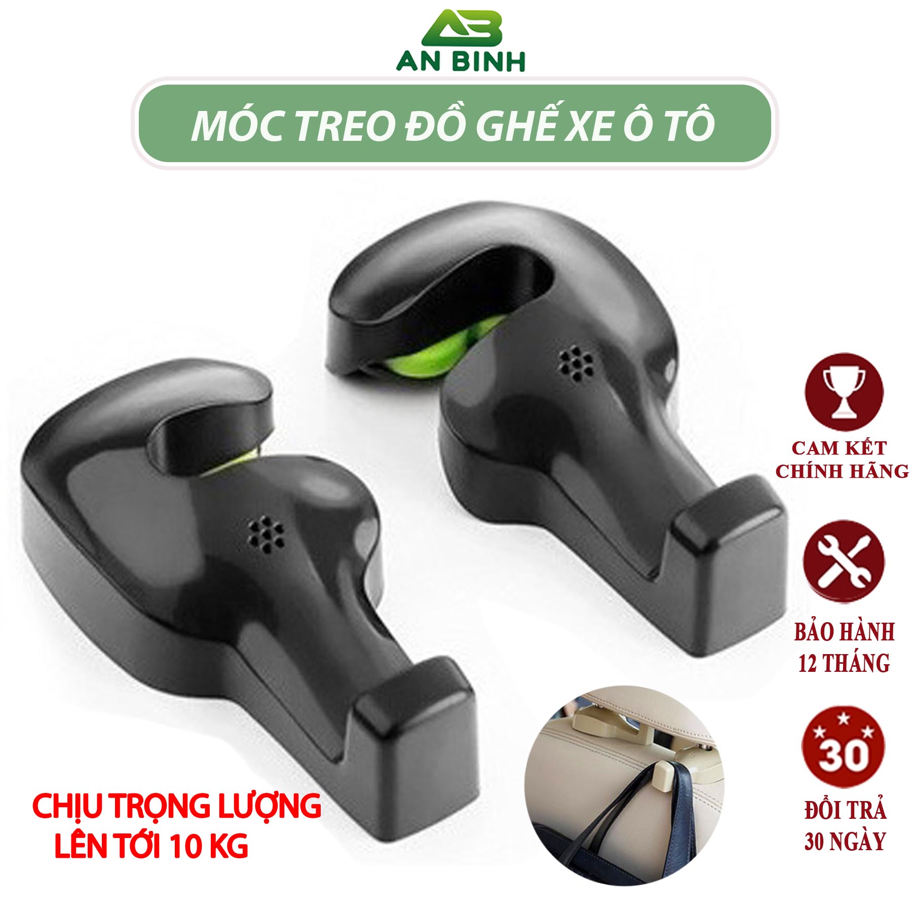 Móc treo đồ ô tô, móc treo đồ xe hơi