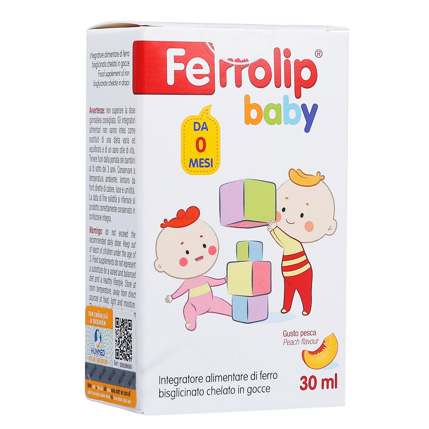Sắt Amin cho bé Ferrolip Baby 30ml