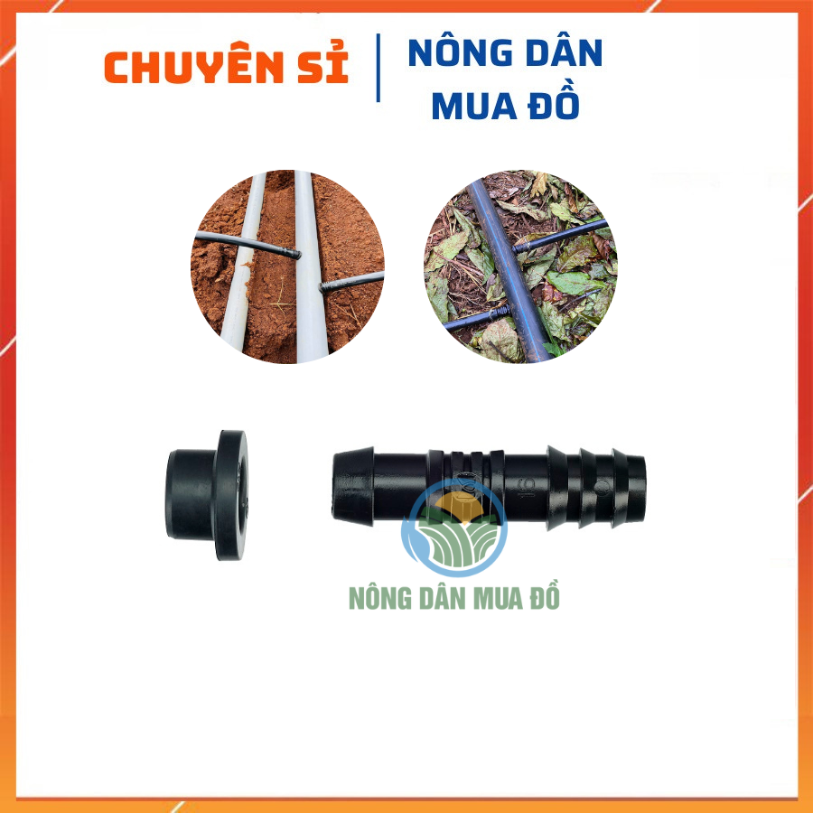 Khởi thủy ống 16mm kèm ron cao su- 50 cái