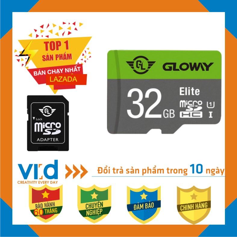 Thẻ nhớ micro sdhc uhs-i class 10 gloway 32gb - bảo hành 5 năm