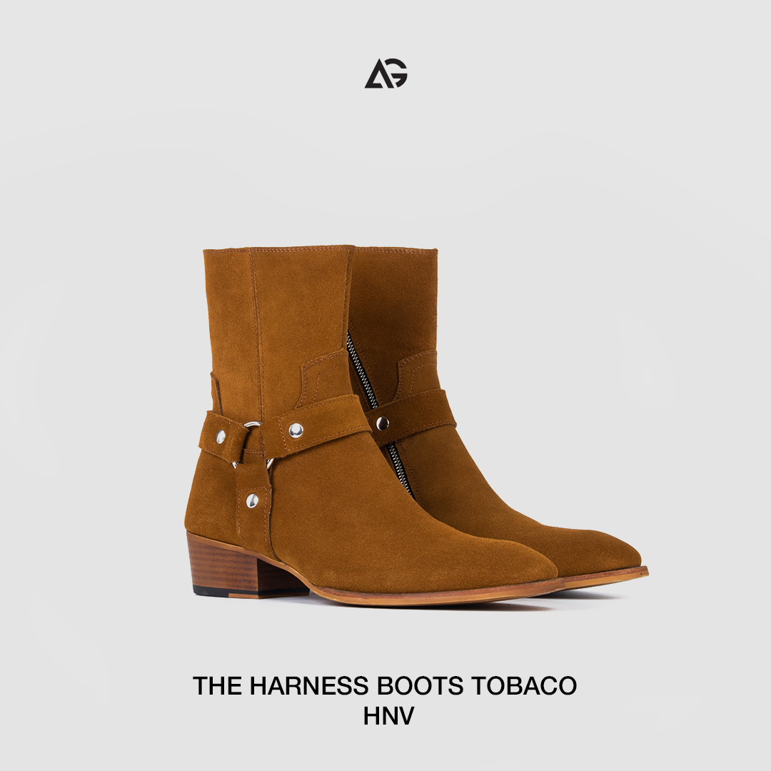 Giày Harness Boots To.bac.co Da Bò Nhập Khẩu Handmade August Shoes HNV Bảo Hành 24 tháng