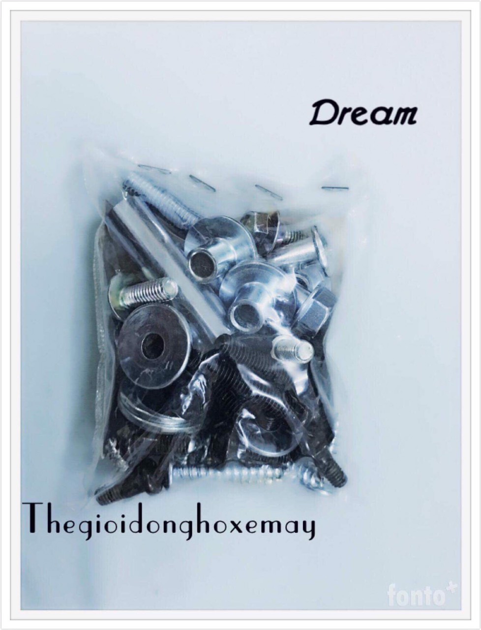 Bộ ốc vỏ nhựa xe máy -dream thái -dream việt nam