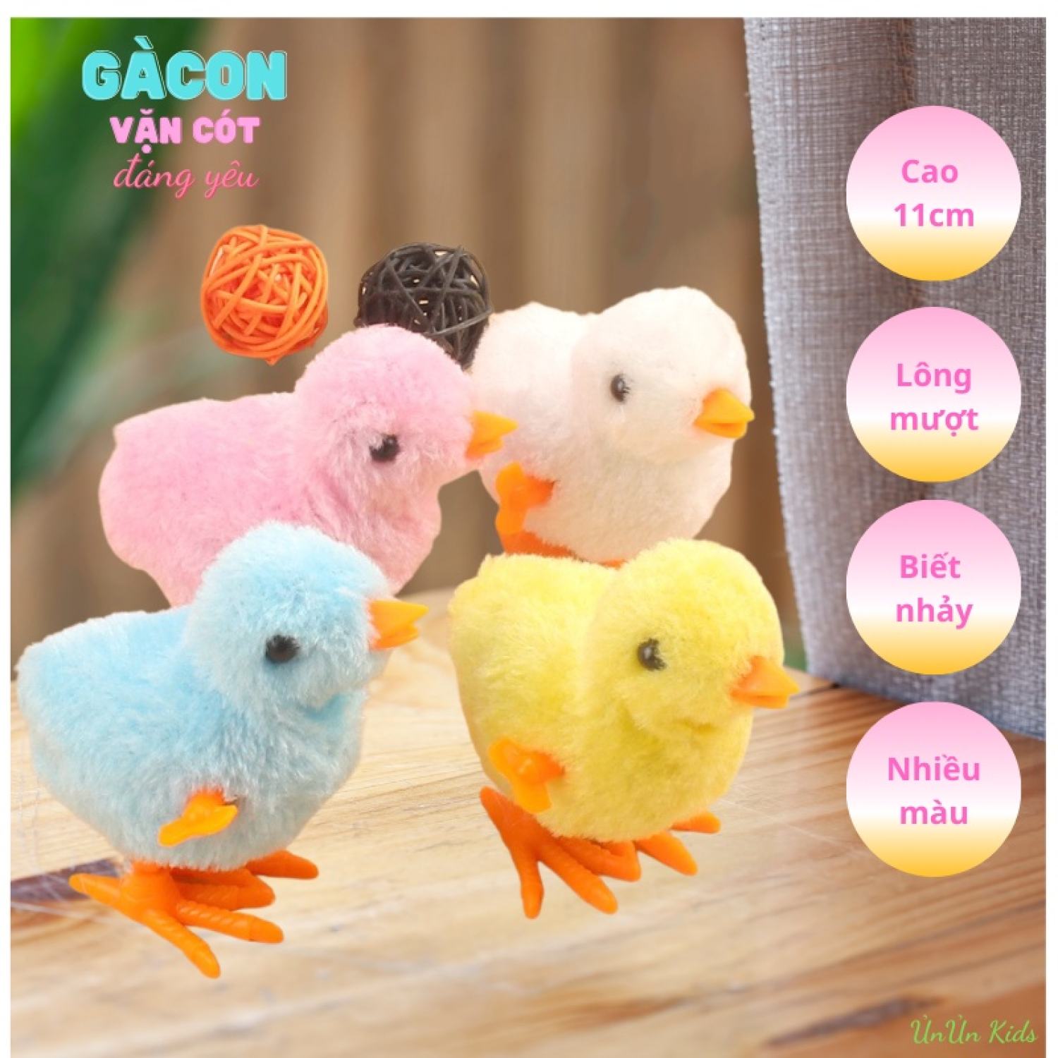 Đồ chơi gà con vặn cót biết chạy ngộ nghĩnh cho bé