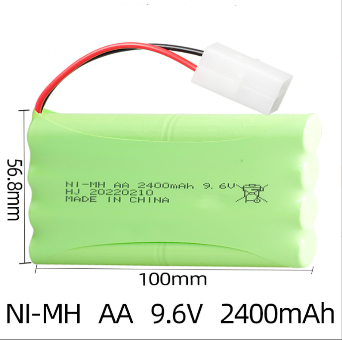Pin Sạc Xe Điều Khiển Từ Xa 9.6v 2400mah chấu Ket2P