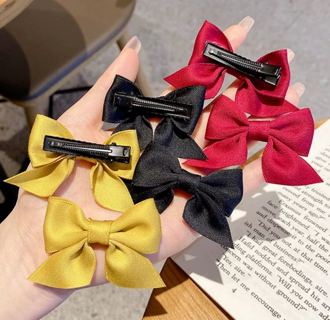 Kẹp tóc nơ đủ màu cho bé