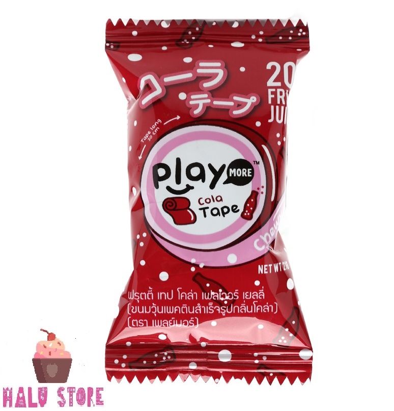 Kẹo cuộn play dạng gói vị cola - thái lan