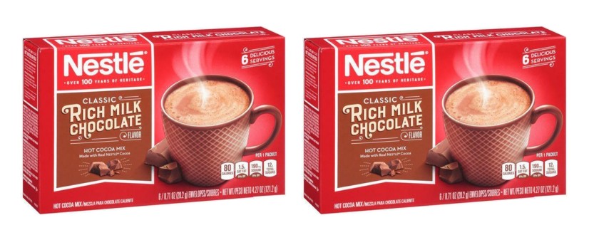 Combo 2 Hộp Bột cacao sữa Nestlé Hot Coacoa Mix hộp giấy