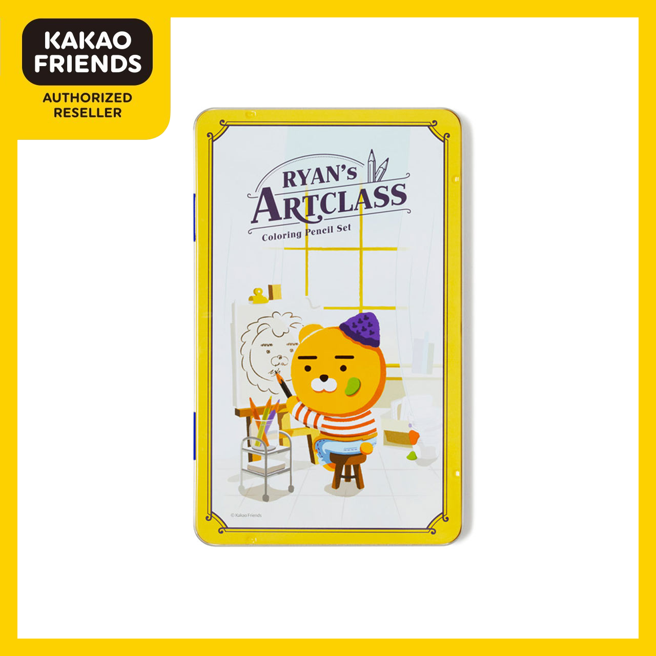 Set 12 bút chì màu ryan - kakao friends - bộ bút chì màu đủ màu sắc hình dáng dễ thương 138271